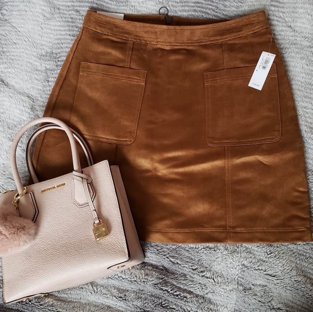 Suede Skirt